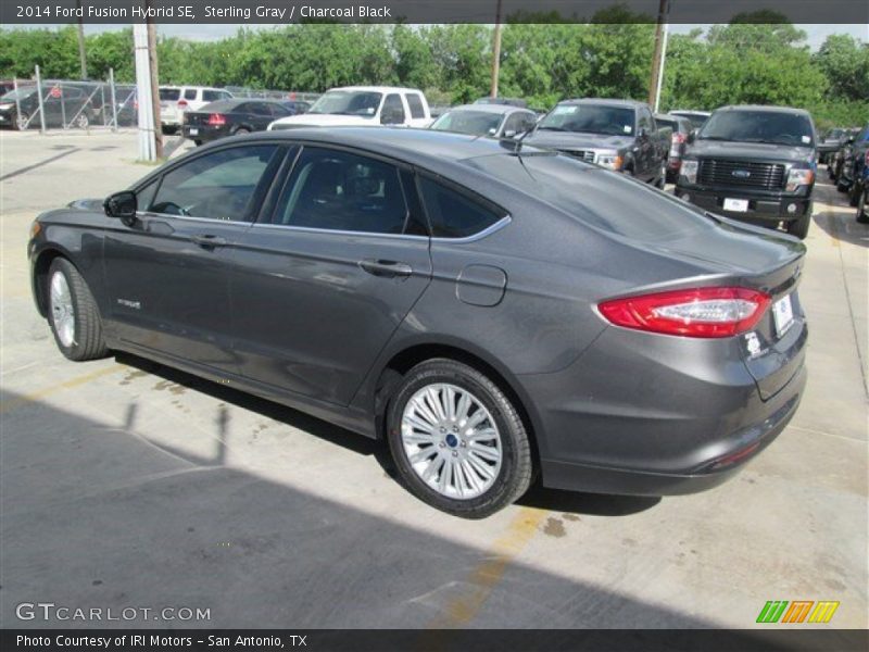 Sterling Gray / Charcoal Black 2014 Ford Fusion Hybrid SE