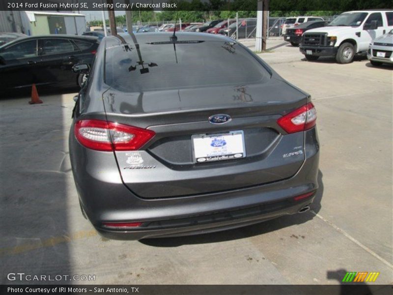 Sterling Gray / Charcoal Black 2014 Ford Fusion Hybrid SE