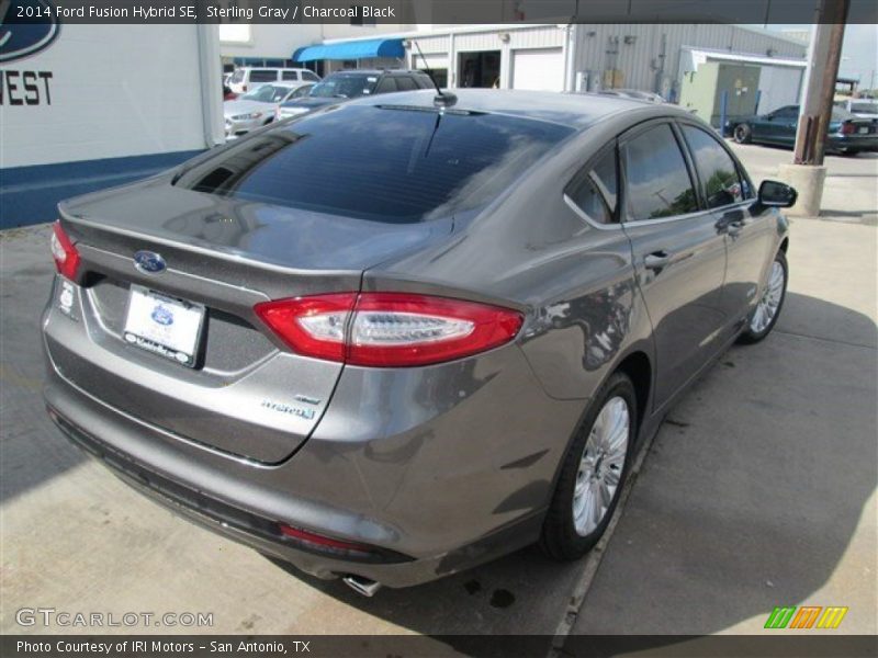 Sterling Gray / Charcoal Black 2014 Ford Fusion Hybrid SE