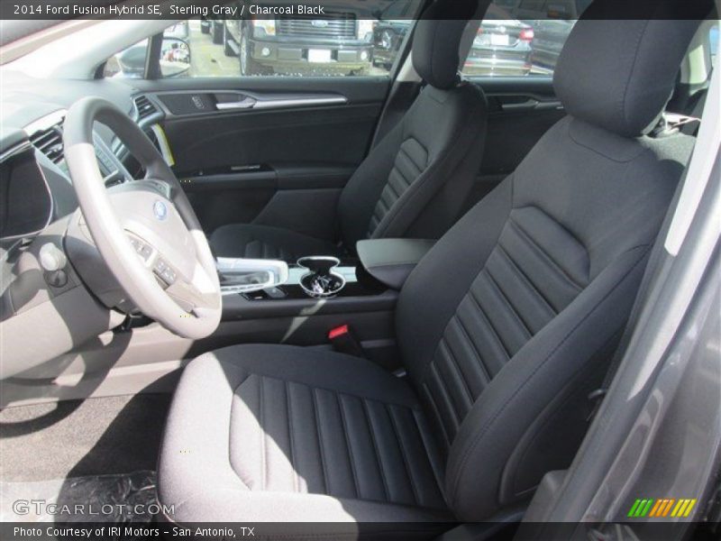 Sterling Gray / Charcoal Black 2014 Ford Fusion Hybrid SE