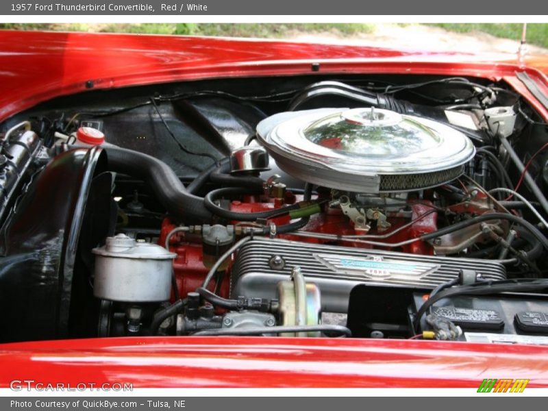 Red / White 1957 Ford Thunderbird Convertible