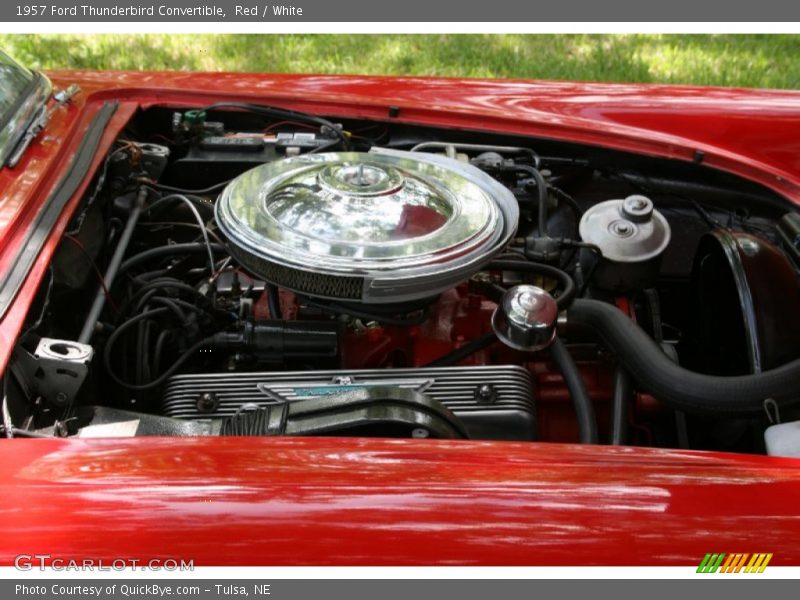 Red / White 1957 Ford Thunderbird Convertible