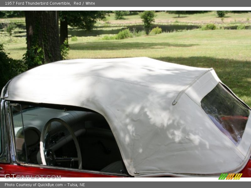 Red / White 1957 Ford Thunderbird Convertible