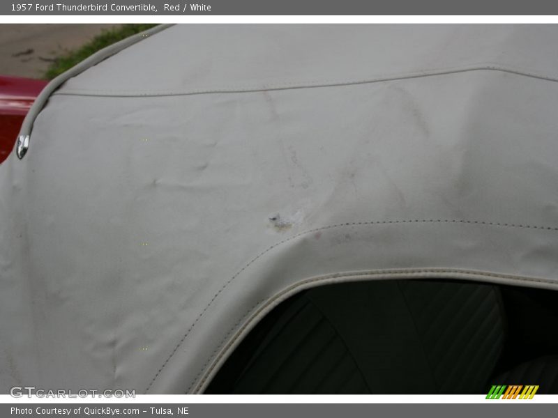 Red / White 1957 Ford Thunderbird Convertible