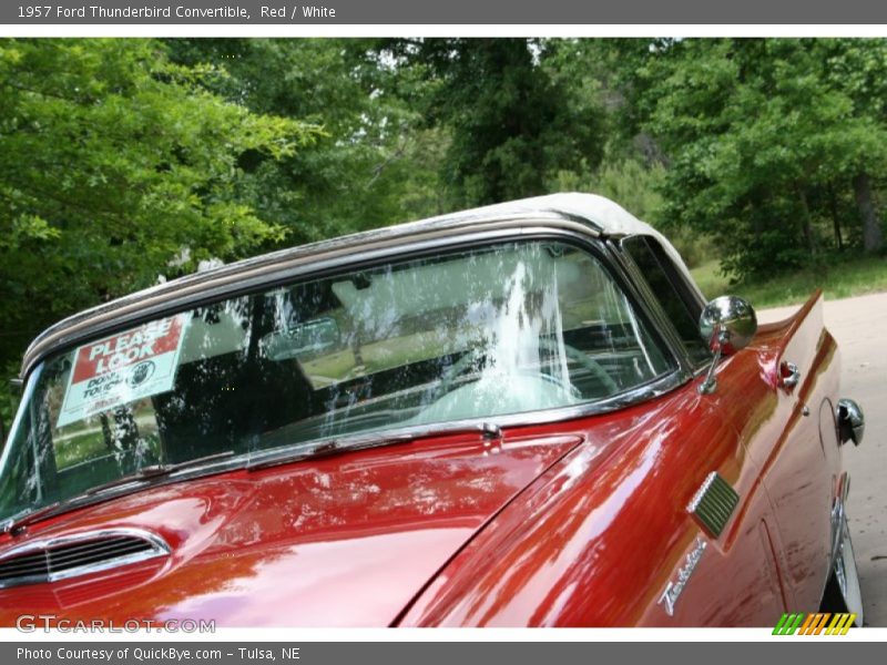 Red / White 1957 Ford Thunderbird Convertible