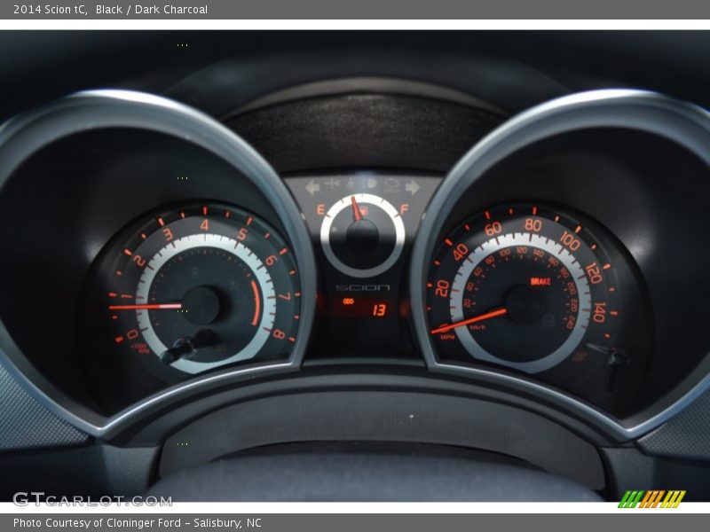 Black / Dark Charcoal 2014 Scion tC