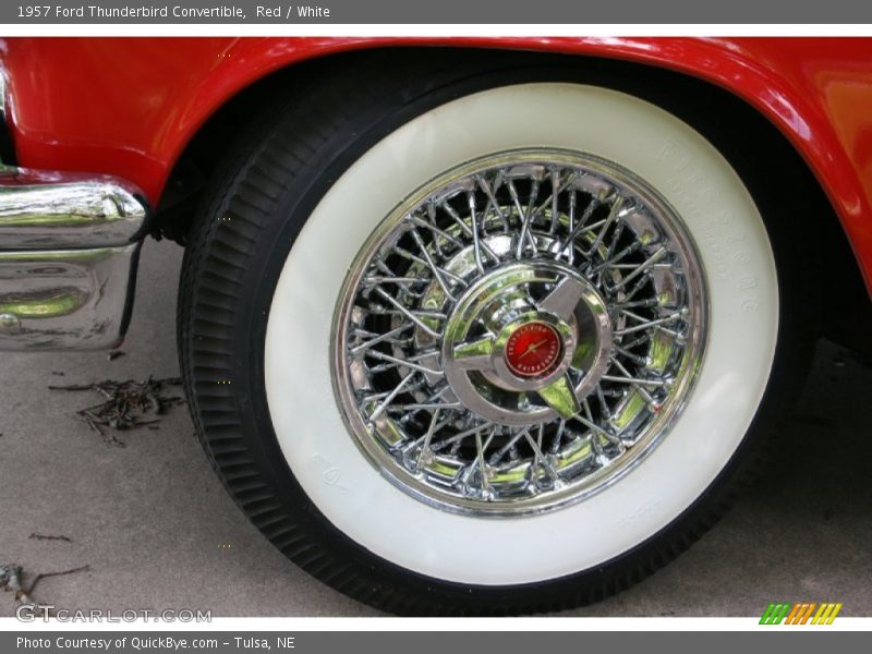 Red / White 1957 Ford Thunderbird Convertible