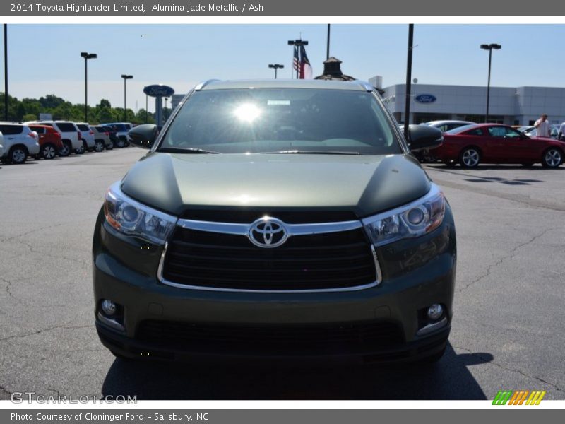 Alumina Jade Metallic / Ash 2014 Toyota Highlander Limited