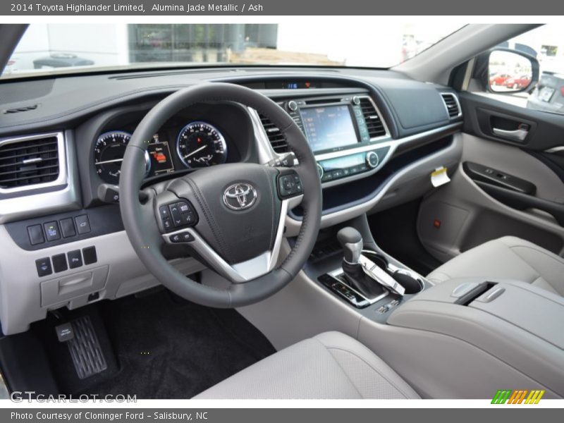  2014 Highlander Limited Ash Interior