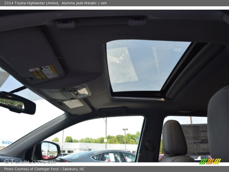 Alumina Jade Metallic / Ash 2014 Toyota Highlander Limited
