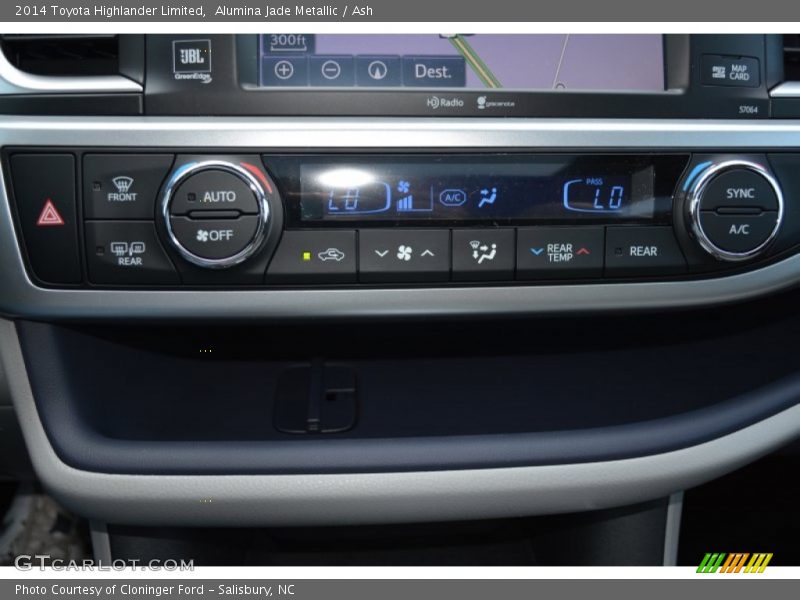 Controls of 2014 Highlander Limited