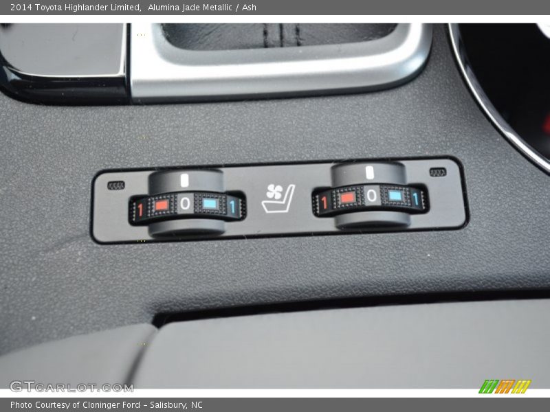 Controls of 2014 Highlander Limited