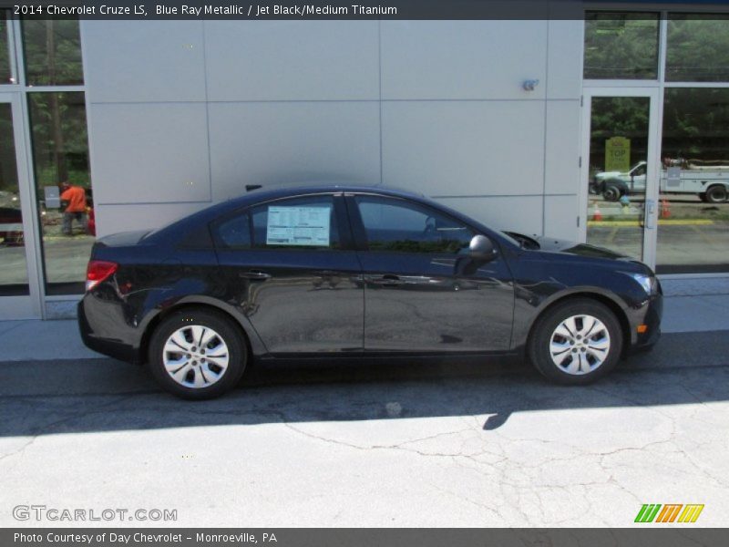 Blue Ray Metallic / Jet Black/Medium Titanium 2014 Chevrolet Cruze LS