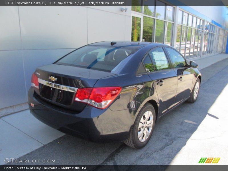 Blue Ray Metallic / Jet Black/Medium Titanium 2014 Chevrolet Cruze LS