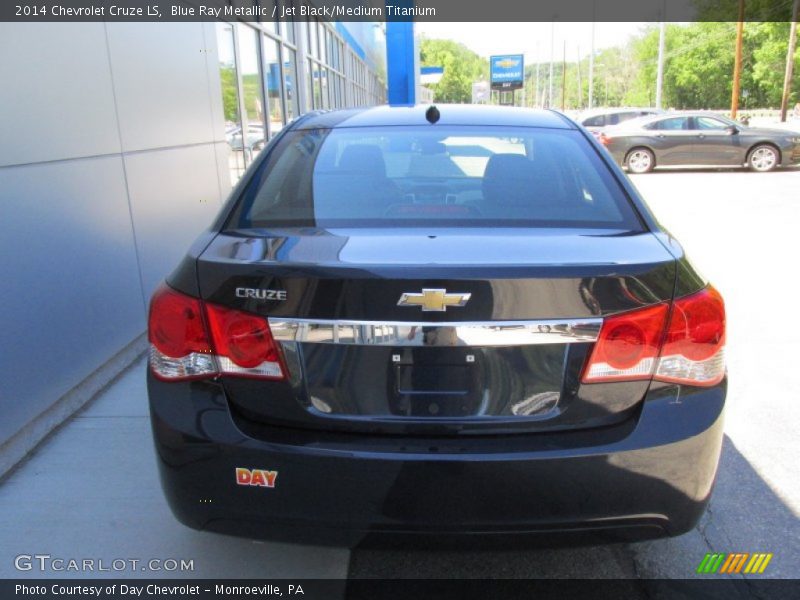 Blue Ray Metallic / Jet Black/Medium Titanium 2014 Chevrolet Cruze LS