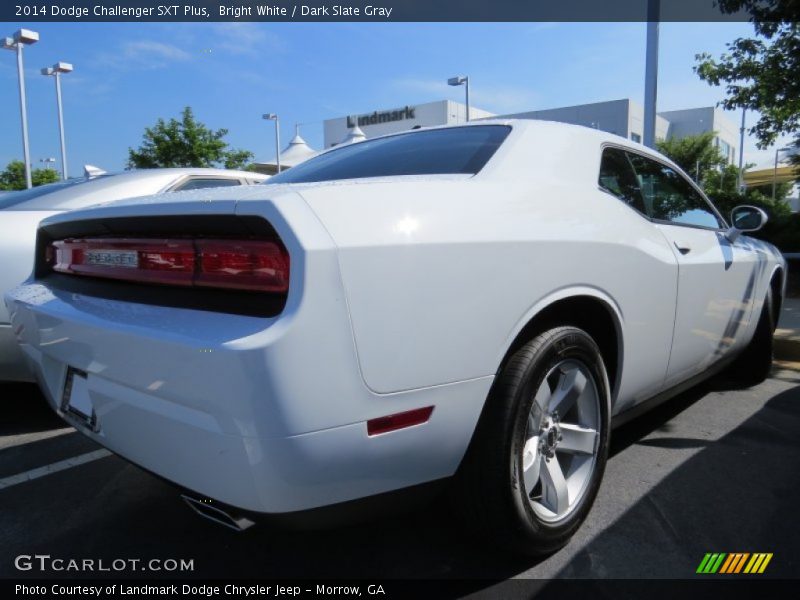 Bright White / Dark Slate Gray 2014 Dodge Challenger SXT Plus