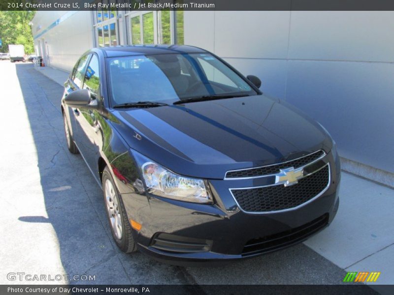 Blue Ray Metallic / Jet Black/Medium Titanium 2014 Chevrolet Cruze LS