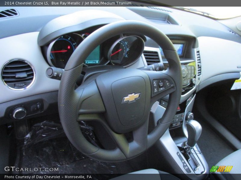 Blue Ray Metallic / Jet Black/Medium Titanium 2014 Chevrolet Cruze LS