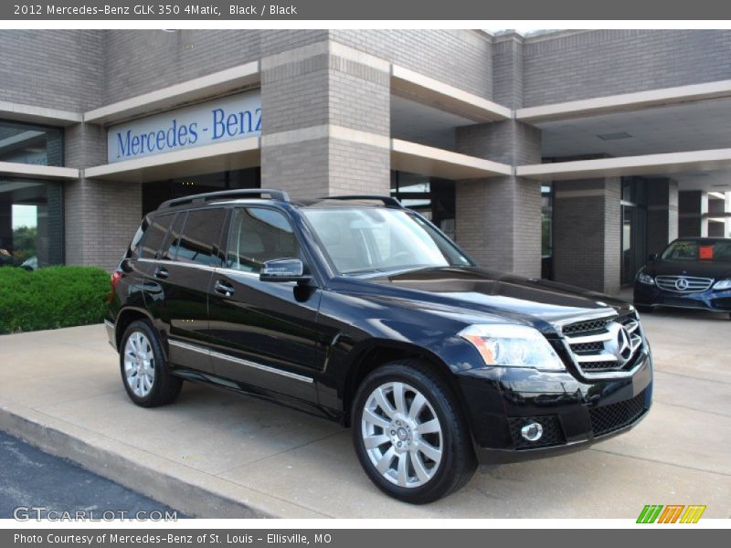 Black / Black 2012 Mercedes-Benz GLK 350 4Matic
