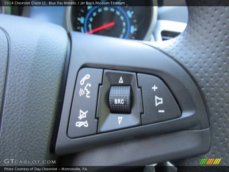 Blue Ray Metallic / Jet Black/Medium Titanium 2014 Chevrolet Cruze LS