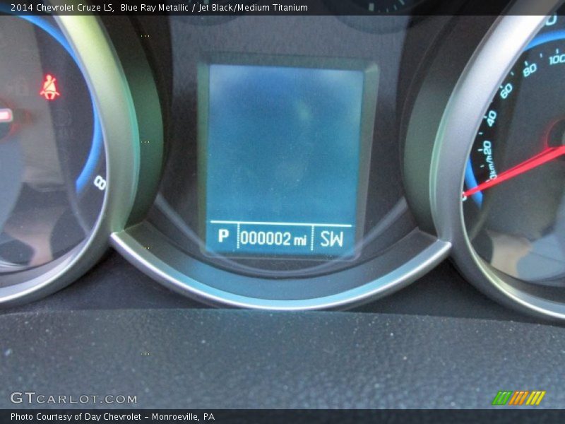 Blue Ray Metallic / Jet Black/Medium Titanium 2014 Chevrolet Cruze LS