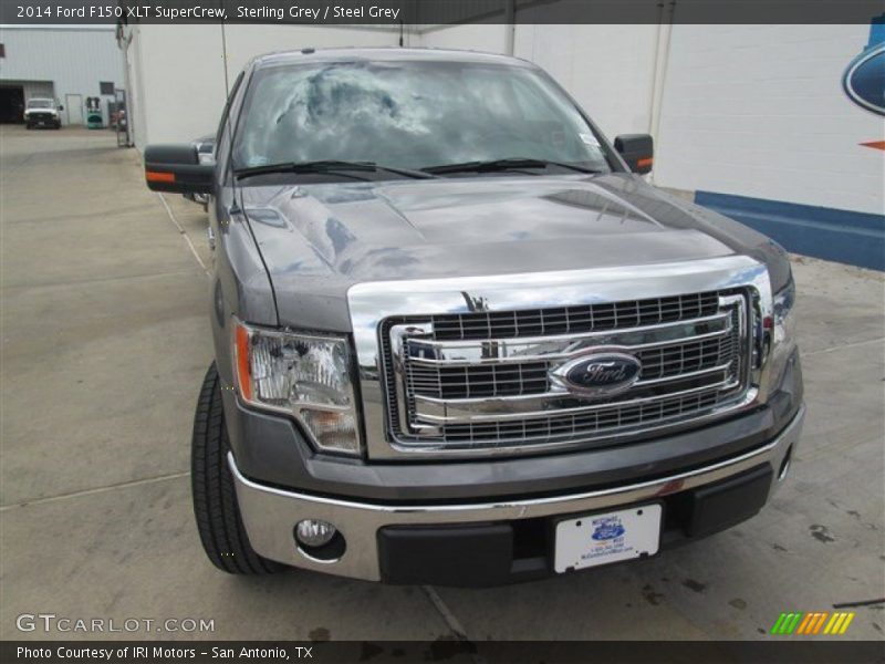 Sterling Grey / Steel Grey 2014 Ford F150 XLT SuperCrew