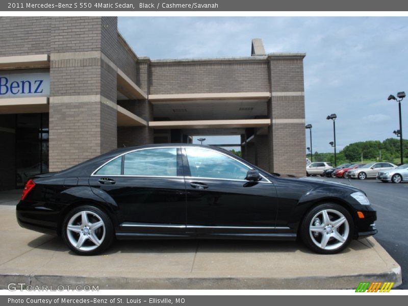 Black / Cashmere/Savanah 2011 Mercedes-Benz S 550 4Matic Sedan