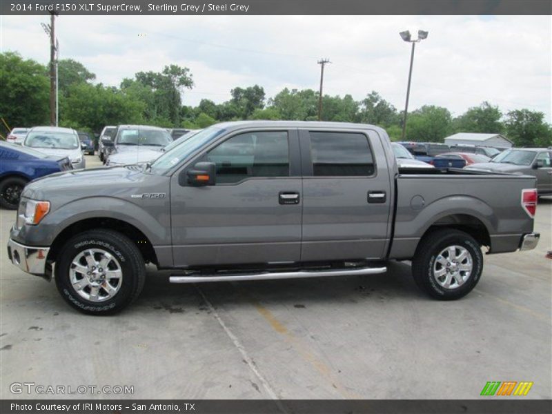 Sterling Grey / Steel Grey 2014 Ford F150 XLT SuperCrew