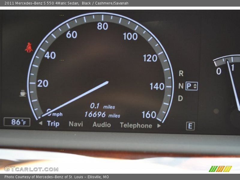 Black / Cashmere/Savanah 2011 Mercedes-Benz S 550 4Matic Sedan
