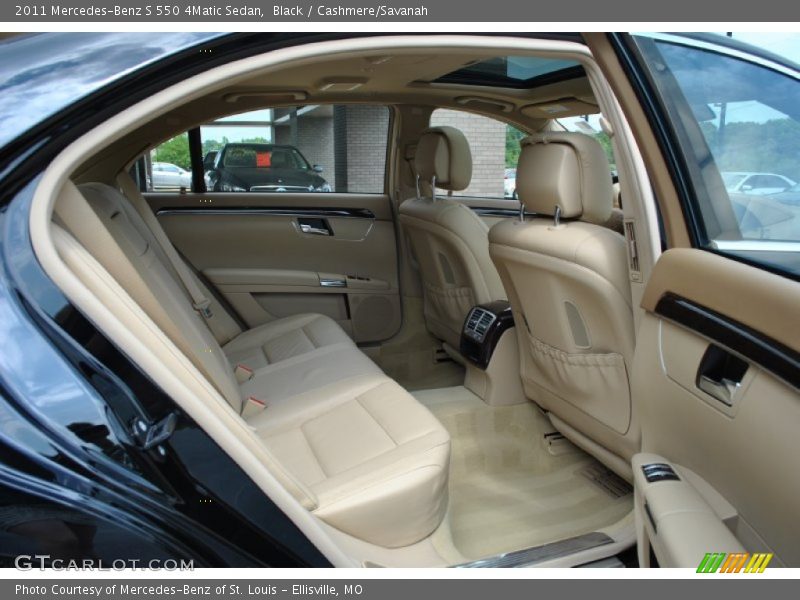 Black / Cashmere/Savanah 2011 Mercedes-Benz S 550 4Matic Sedan