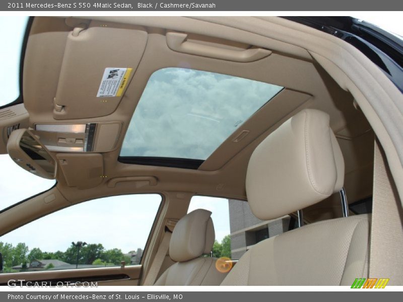 Black / Cashmere/Savanah 2011 Mercedes-Benz S 550 4Matic Sedan