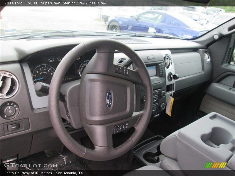 Sterling Grey / Steel Grey 2014 Ford F150 XLT SuperCrew