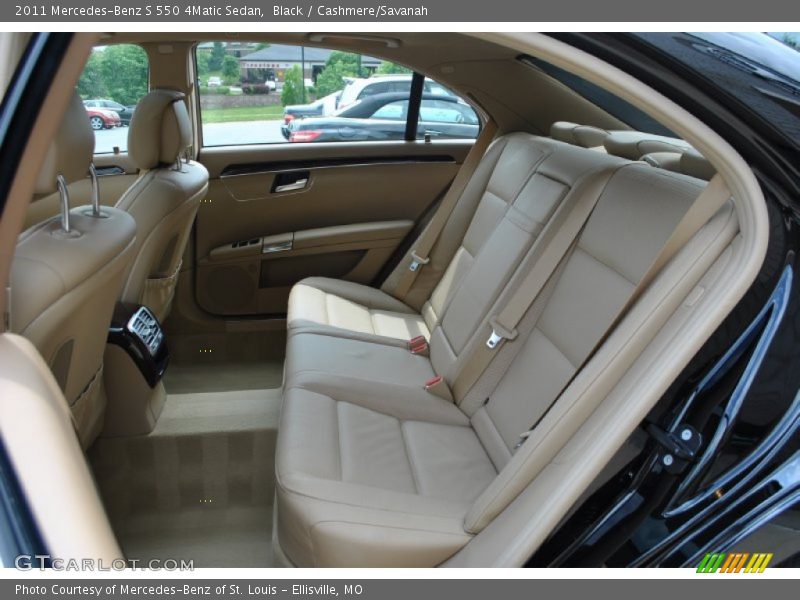 Black / Cashmere/Savanah 2011 Mercedes-Benz S 550 4Matic Sedan