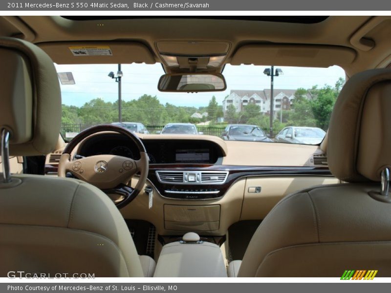 Black / Cashmere/Savanah 2011 Mercedes-Benz S 550 4Matic Sedan