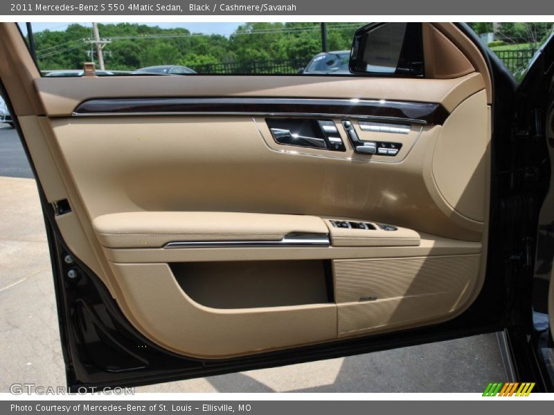 Black / Cashmere/Savanah 2011 Mercedes-Benz S 550 4Matic Sedan