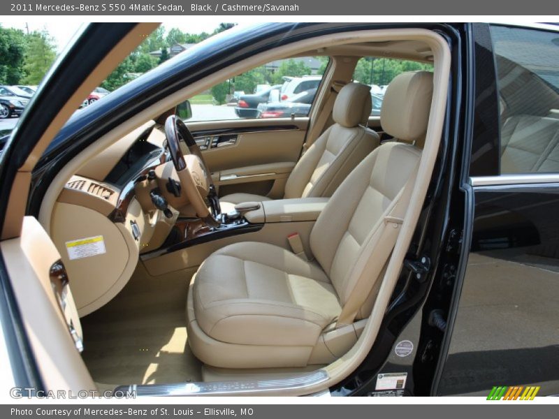 Black / Cashmere/Savanah 2011 Mercedes-Benz S 550 4Matic Sedan