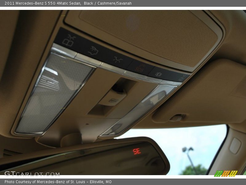 Black / Cashmere/Savanah 2011 Mercedes-Benz S 550 4Matic Sedan