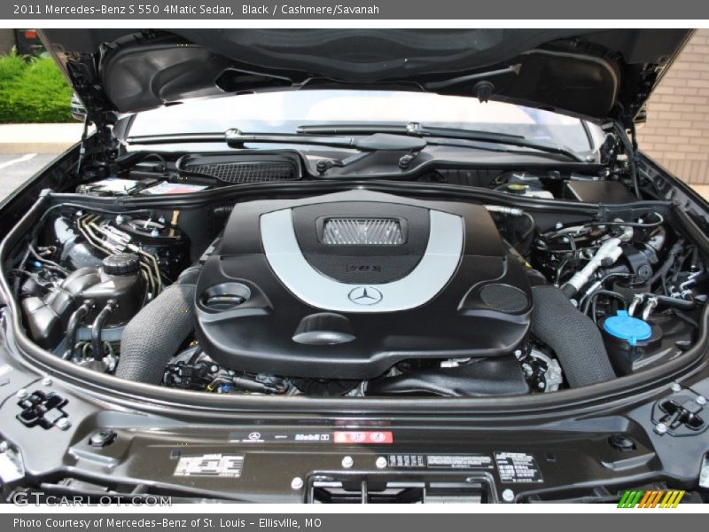 Black / Cashmere/Savanah 2011 Mercedes-Benz S 550 4Matic Sedan