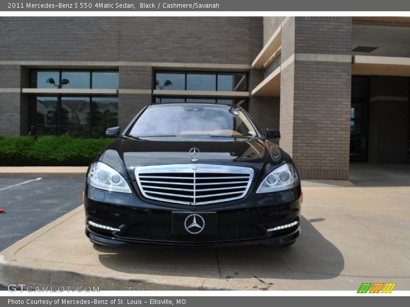 Black / Cashmere/Savanah 2011 Mercedes-Benz S 550 4Matic Sedan