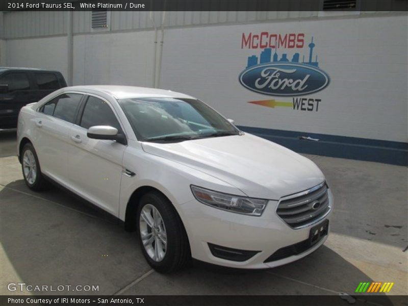 White Platinum / Dune 2014 Ford Taurus SEL