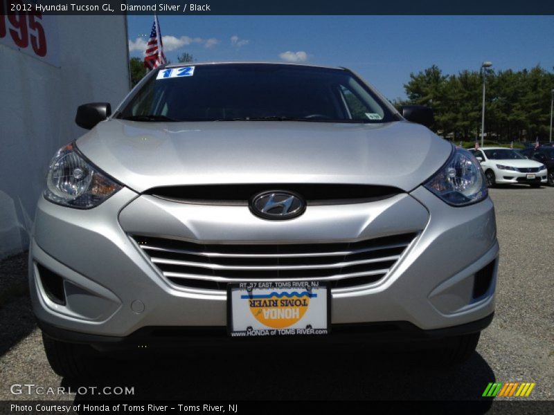 Diamond Silver / Black 2012 Hyundai Tucson GL