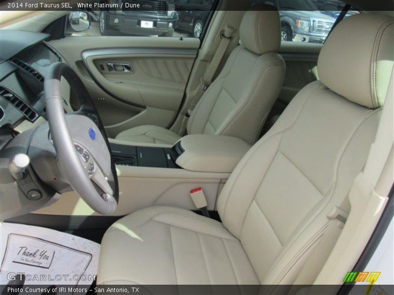 White Platinum / Dune 2014 Ford Taurus SEL