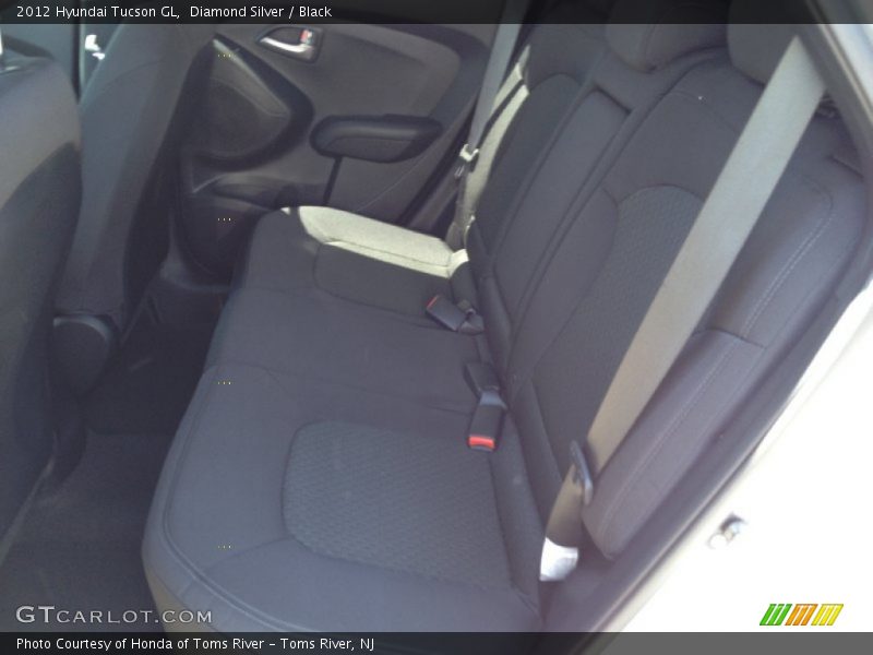Diamond Silver / Black 2012 Hyundai Tucson GL