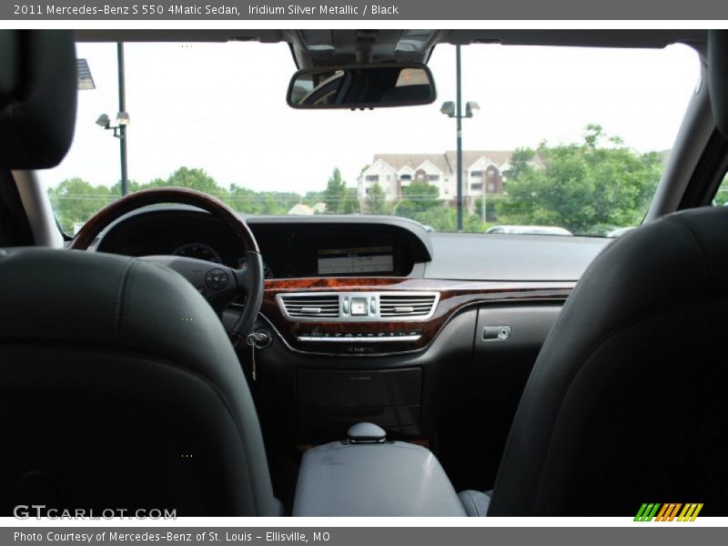 Iridium Silver Metallic / Black 2011 Mercedes-Benz S 550 4Matic Sedan