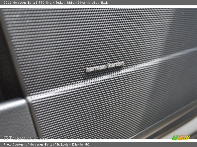 Iridium Silver Metallic / Black 2011 Mercedes-Benz S 550 4Matic Sedan