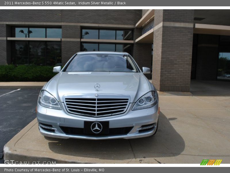 Iridium Silver Metallic / Black 2011 Mercedes-Benz S 550 4Matic Sedan