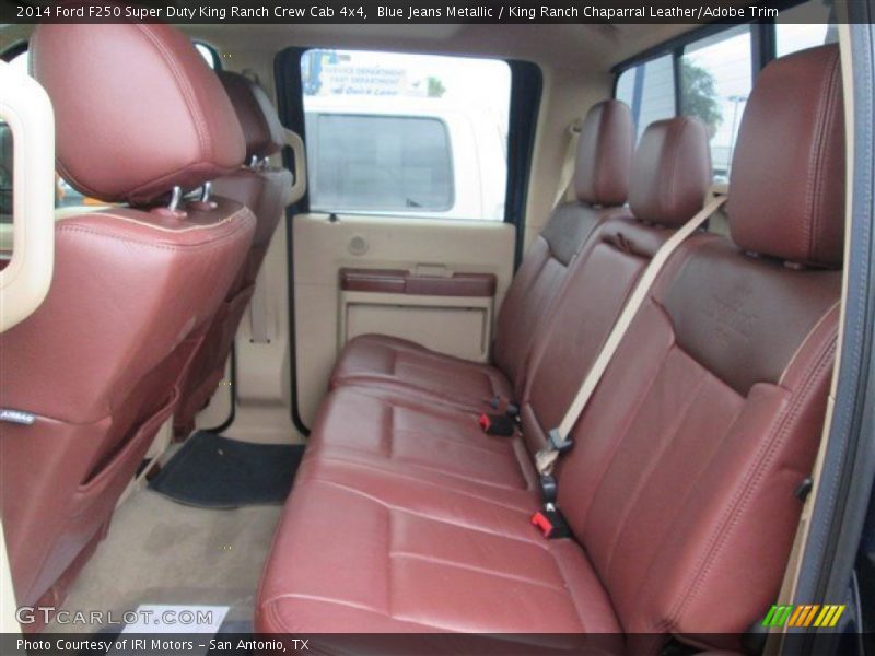 Blue Jeans Metallic / King Ranch Chaparral Leather/Adobe Trim 2014 Ford F250 Super Duty King Ranch Crew Cab 4x4