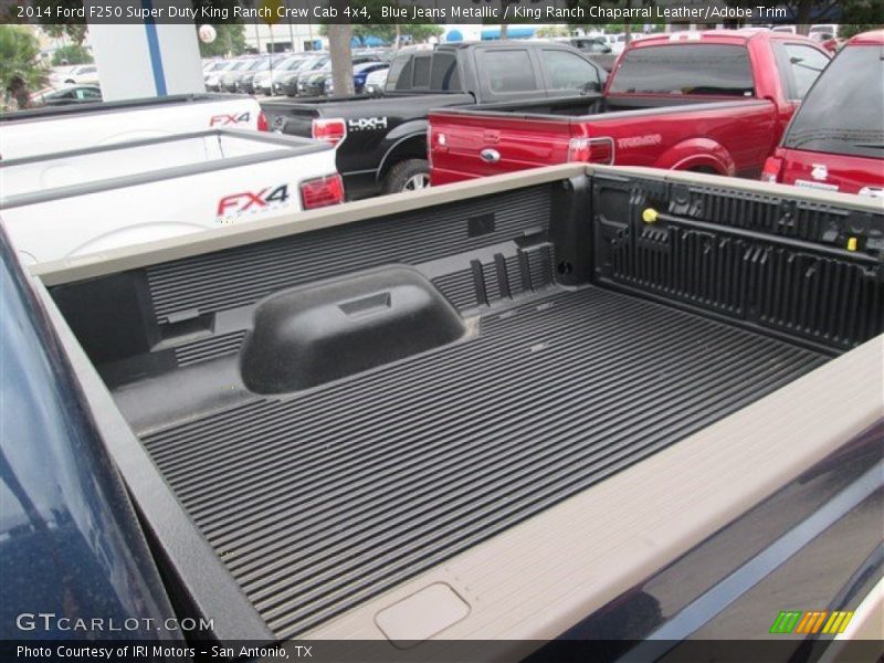 Blue Jeans Metallic / King Ranch Chaparral Leather/Adobe Trim 2014 Ford F250 Super Duty King Ranch Crew Cab 4x4