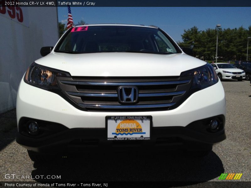 Taffeta White / Gray 2012 Honda CR-V LX 4WD
