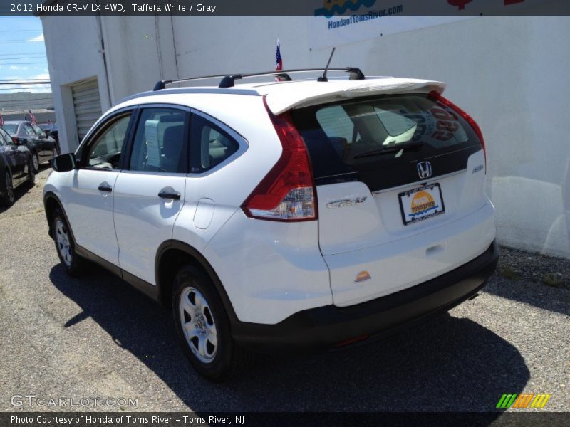 Taffeta White / Gray 2012 Honda CR-V LX 4WD